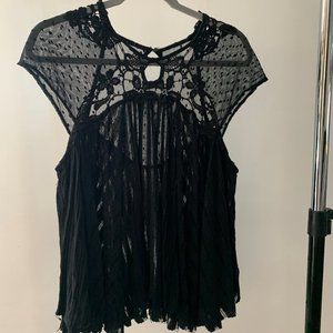 FREE PEOPLE LACE BLOUSE